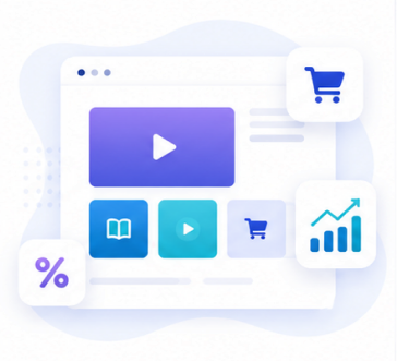 بيع الدورات والمنتجات الرقمية